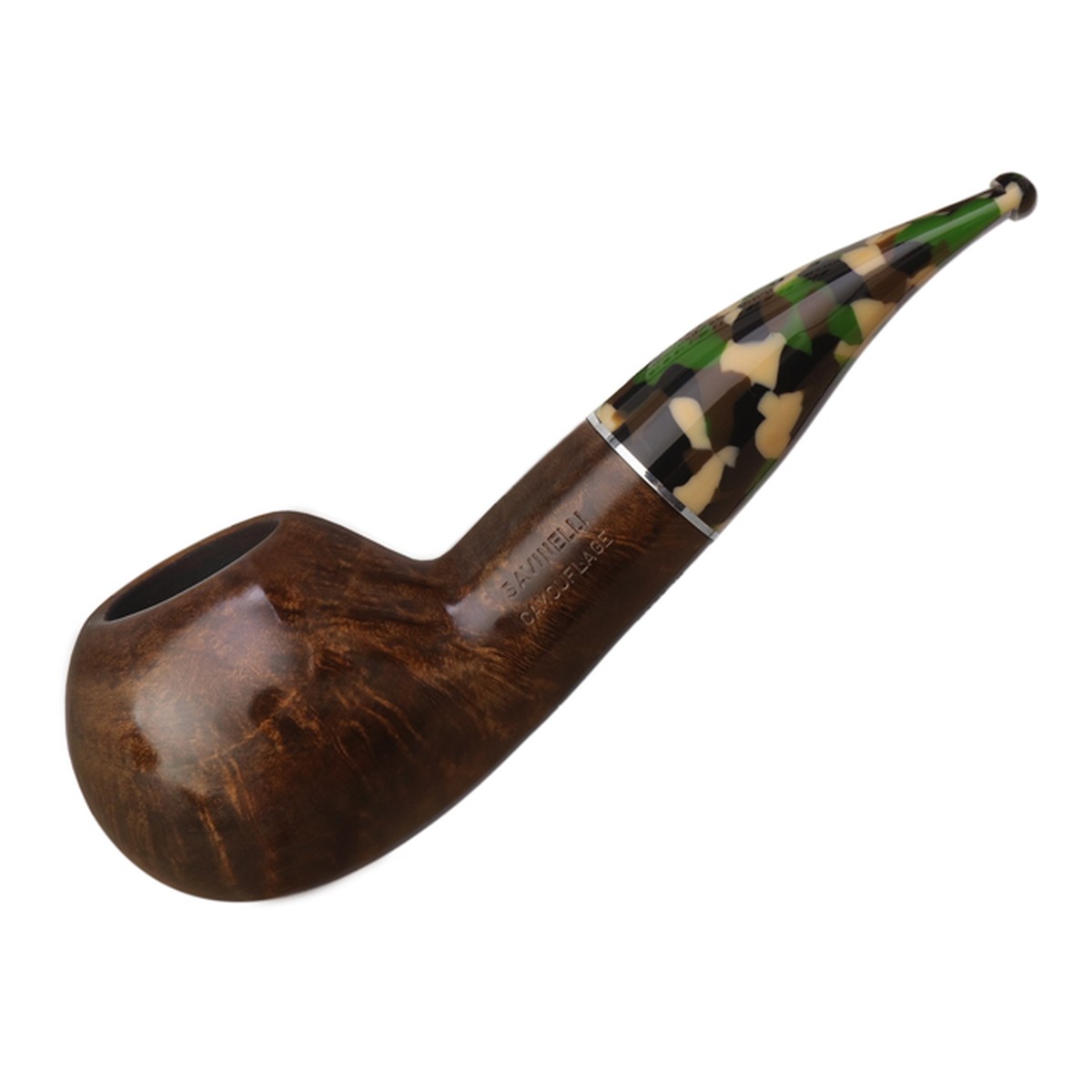 Savinelli Pipes Camouflage Smooth Dark Brown (320 KS) (6mm)