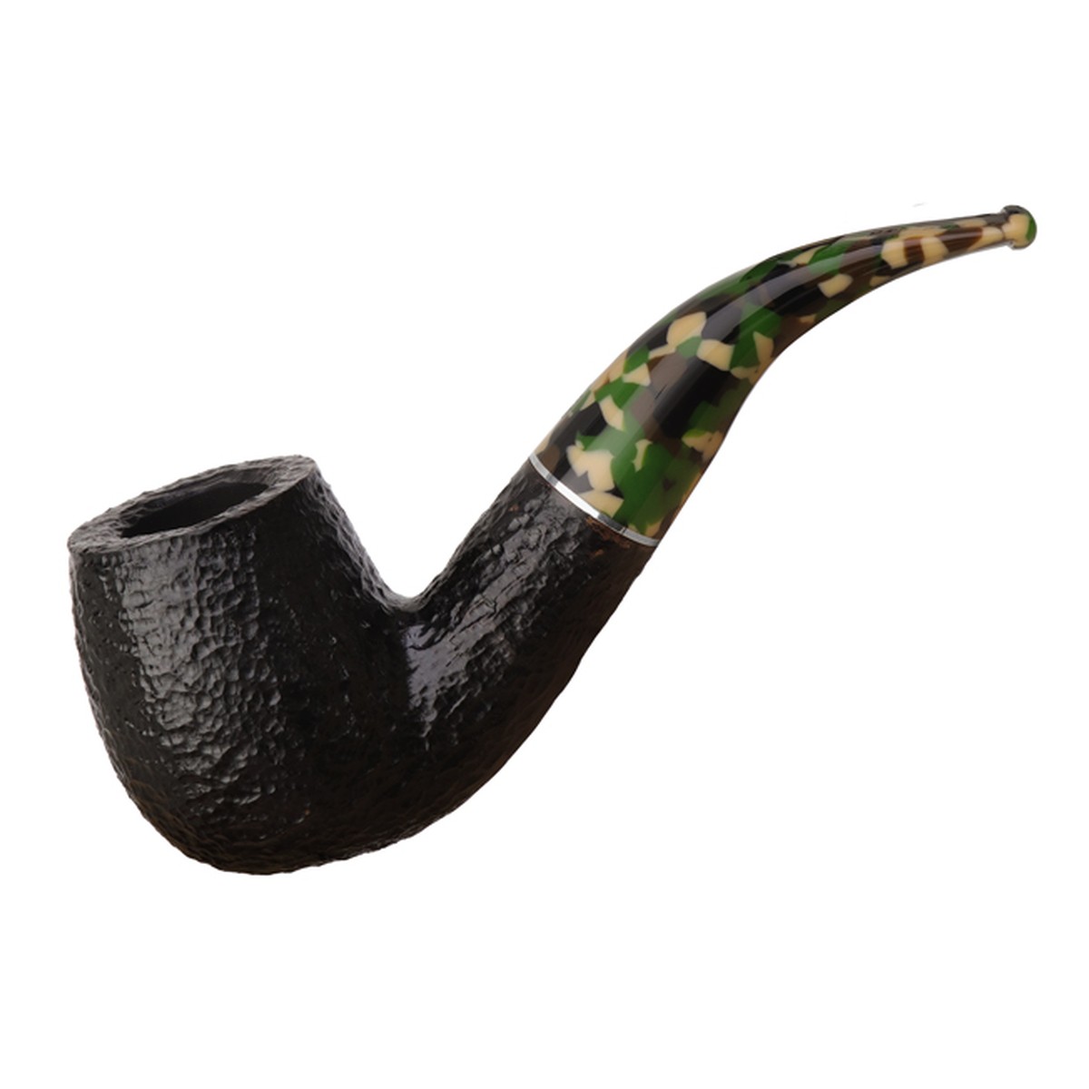Savinelli Pipes Camouflage Rusticated Black (616 KS) (6mm)