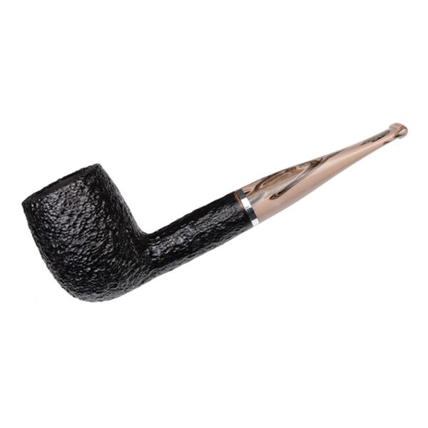 Savinelli Pipes Morellina Rusticated Black (128) (6mm)