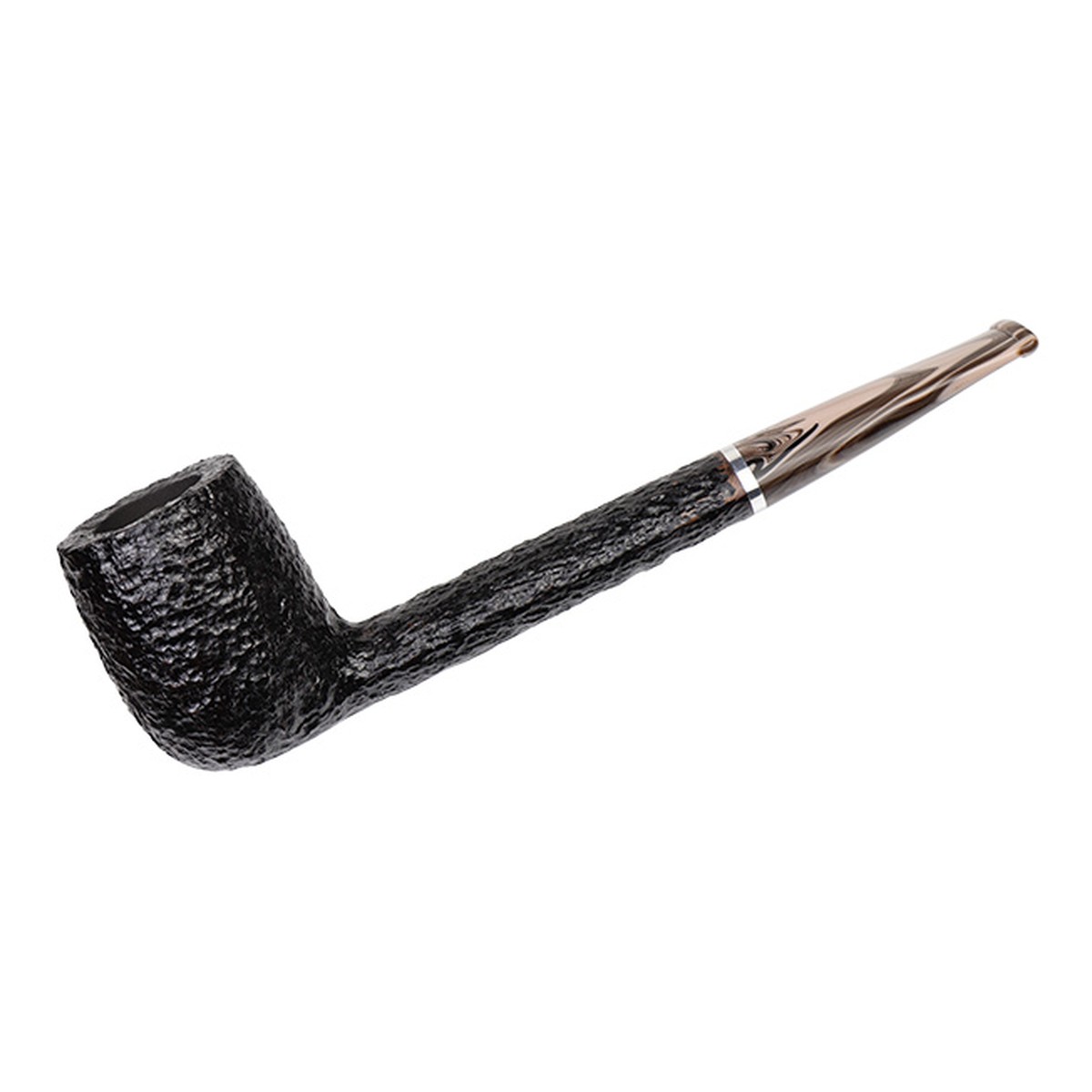 Savinelli Pipes Morellina Rusticated Black (802) (6mm)