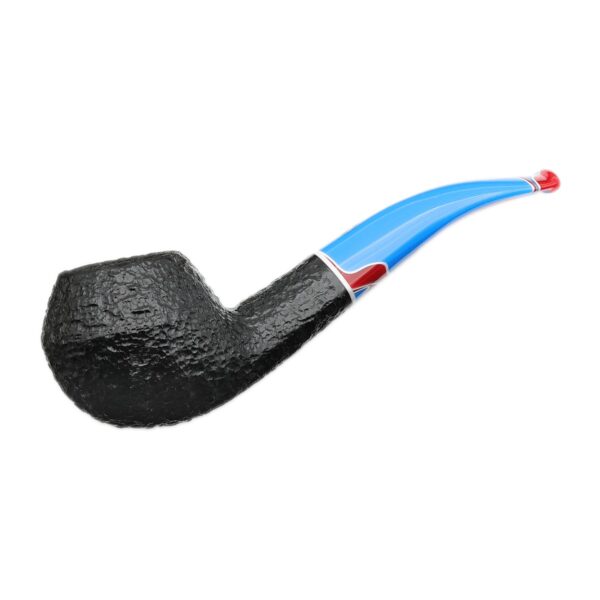 Savinelli Pipes Colombina Rusticated Black (673 KS) (6mm)
