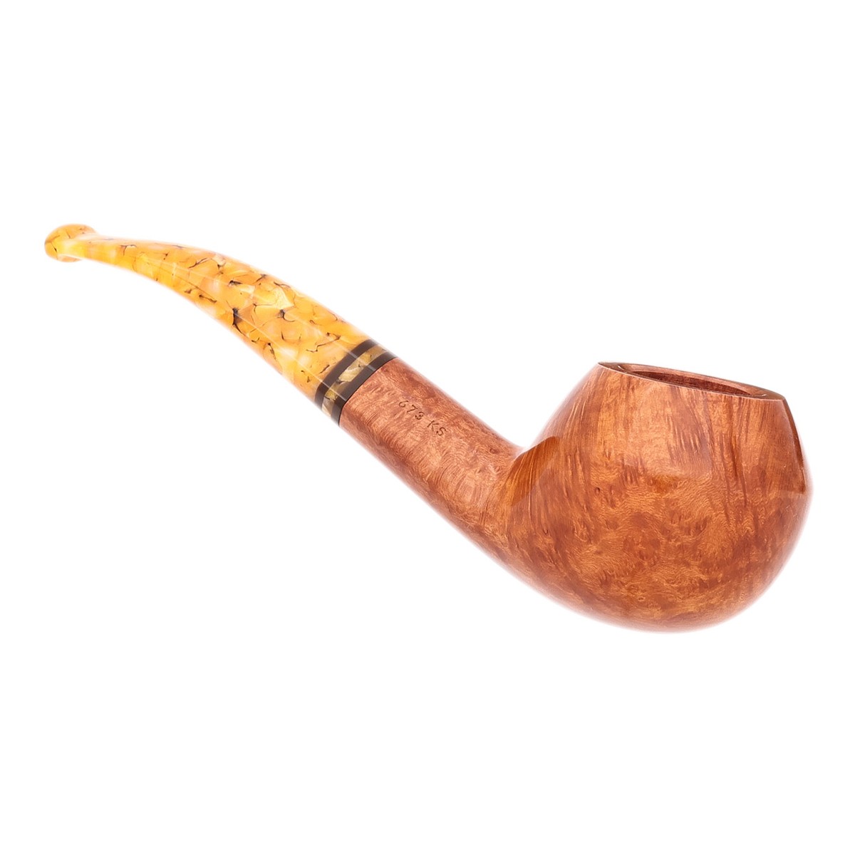 Savinelli Pipes Miele Smooth (673 KS) (6mm) - Image 2