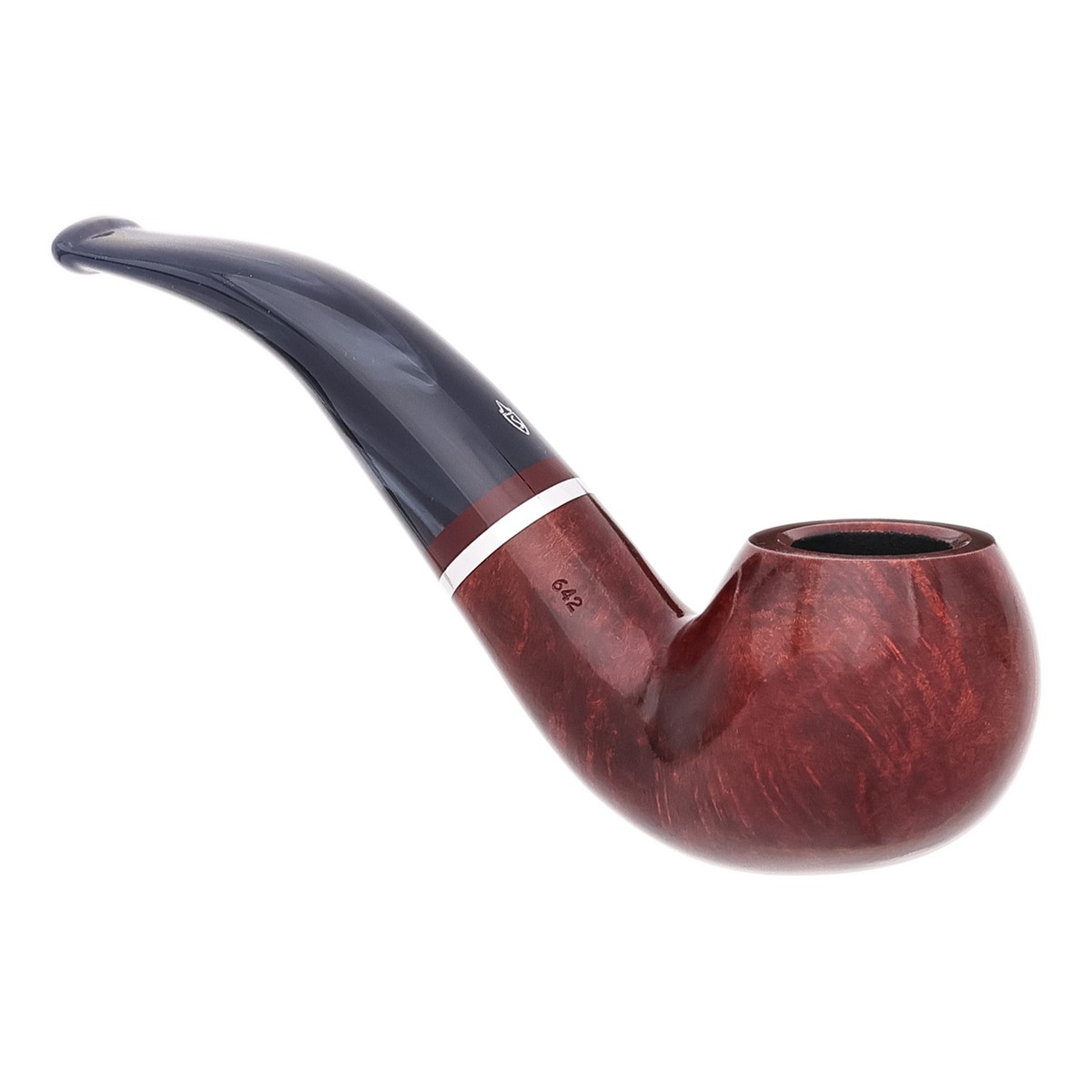 Savinelli Pipes Lunaria Smooth Bordeaux (642) (6mm) - 图片 2