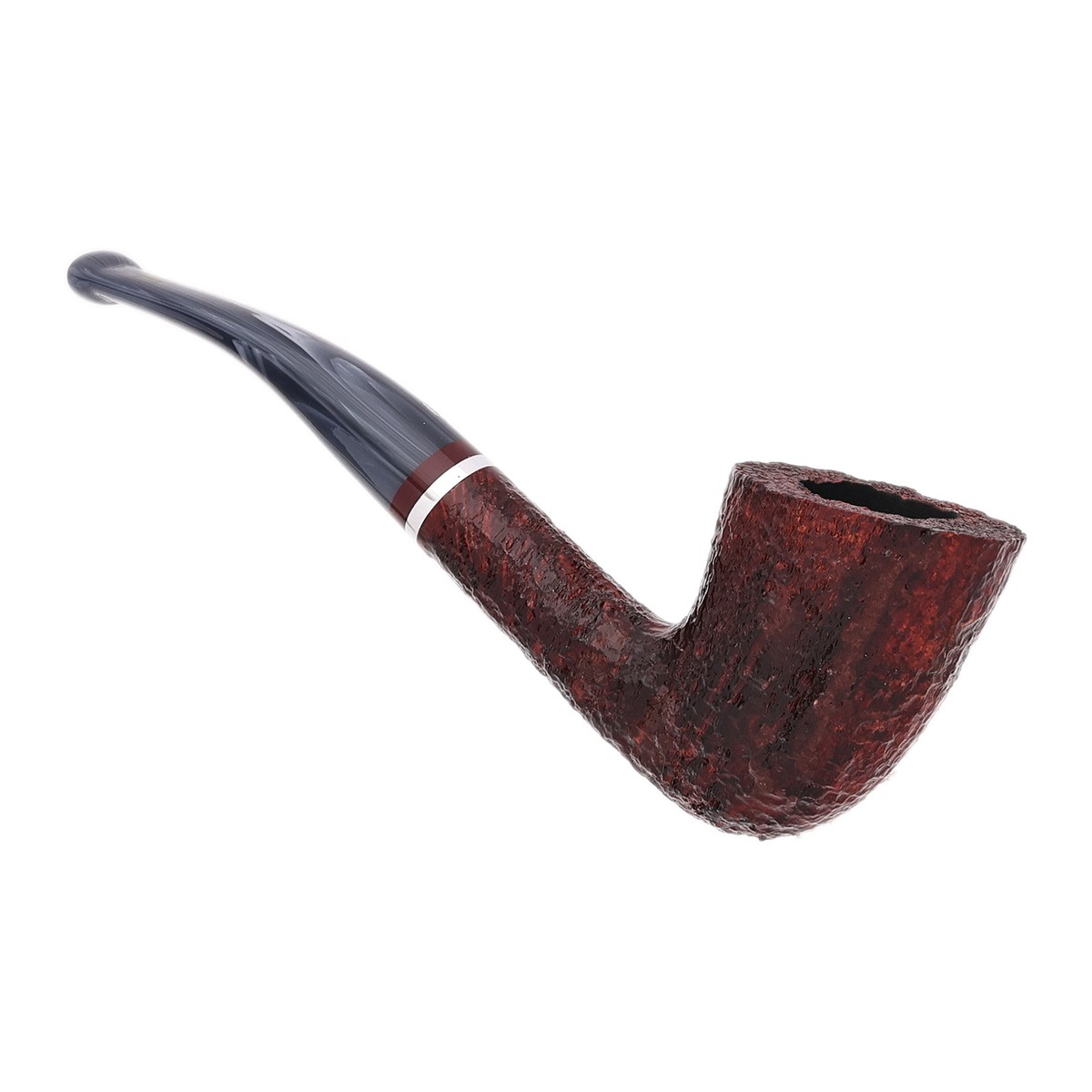 Savinelli Pipes Lunaria Rusticated Bordeaux (920 KS) (6mm) - Image 2