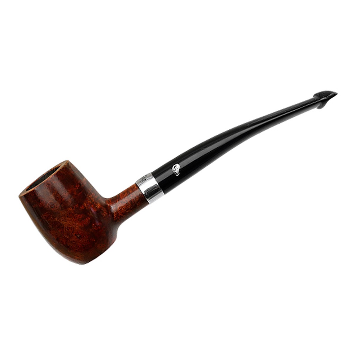 Peterson Pipes Speciality Smooth Nickel Mounted Barrel P-Lip