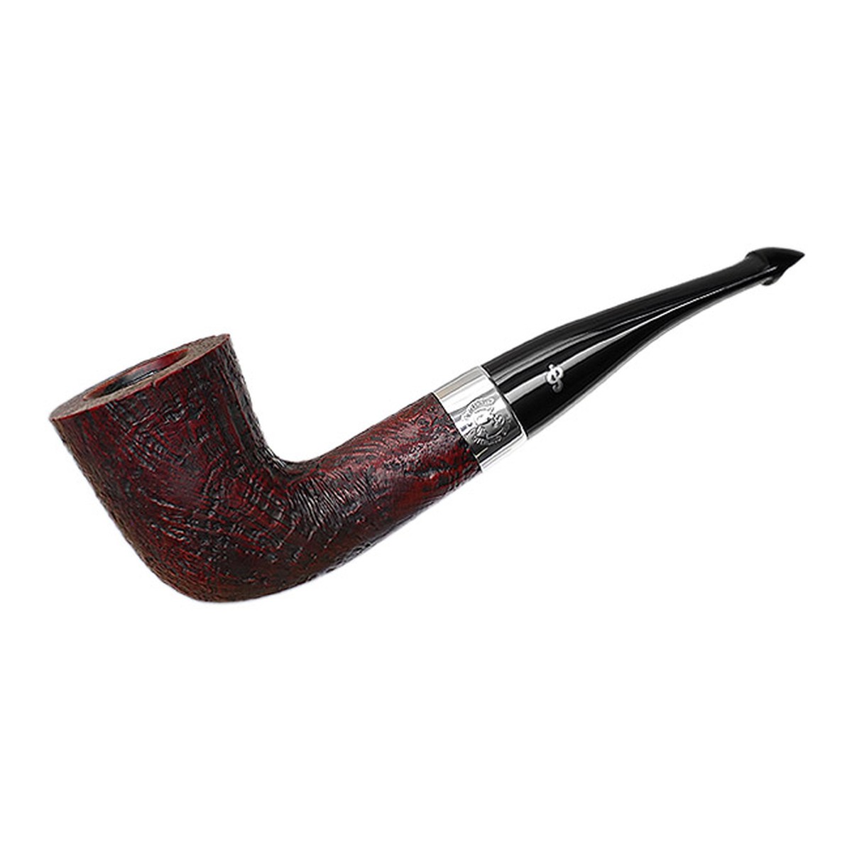 Peterson Pipes Sherlock Holmes Sandblasted Mycroft P-Lip
