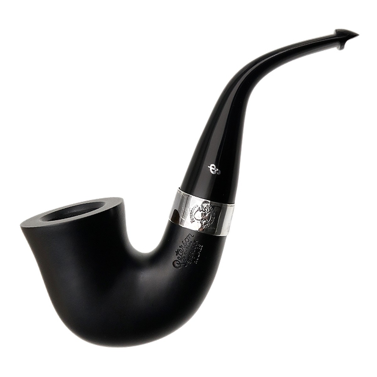 Peterson Pipes Sherlock Holmes Ebony Original P-Lip