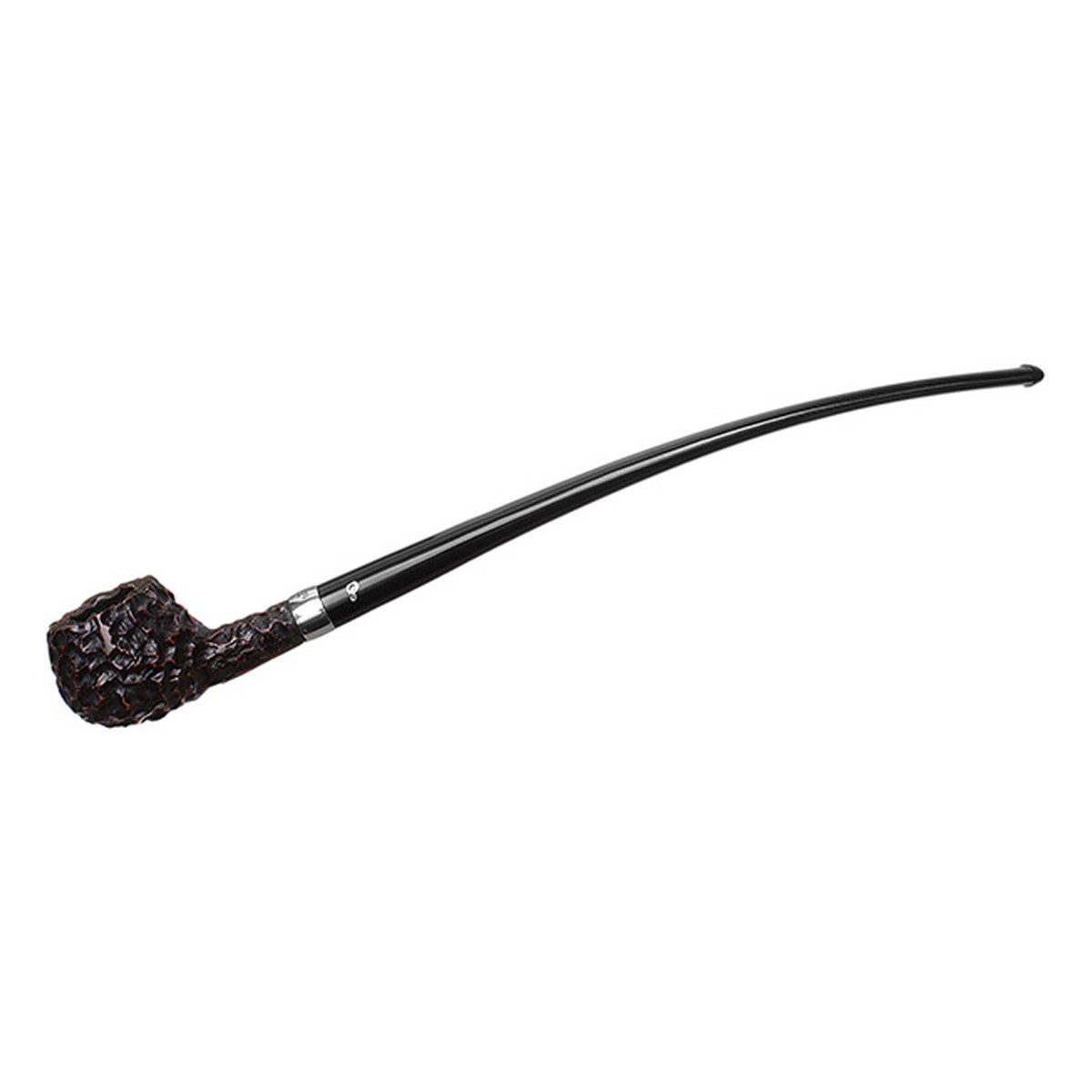 Peterson Pipes Churchwarden Rusticated Prince Fishtail