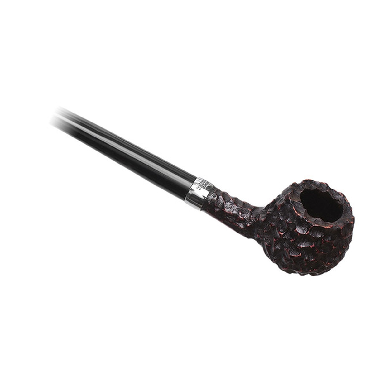 Peterson Pipes Churchwarden Rusticated Prince Fishtail - Image 2