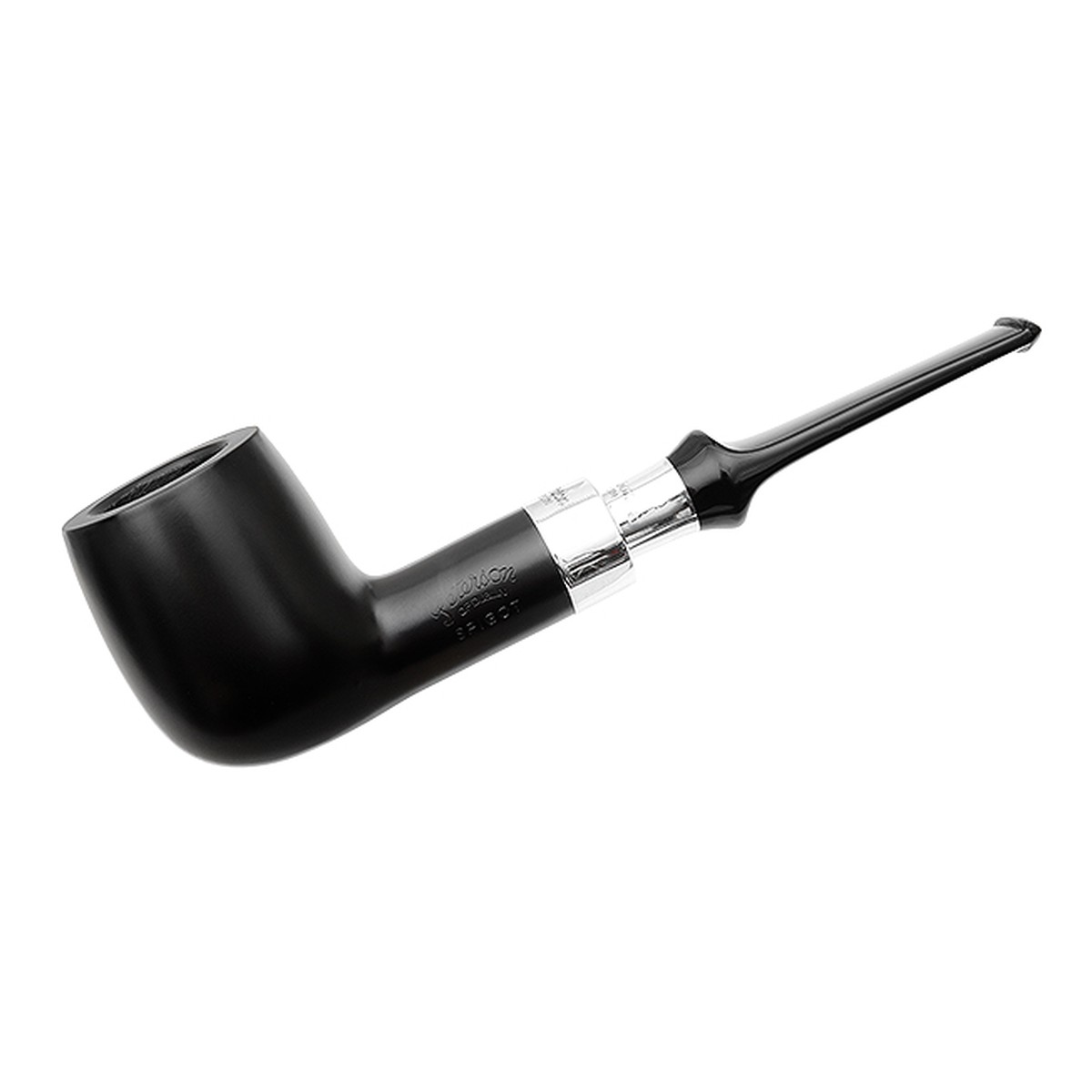 Peterson Pipes Ebony Spigot (107) Fishtail