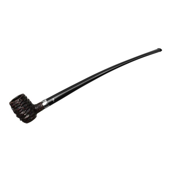 Peterson Pipes Churchwarden Rusticated Barrel Fishtail