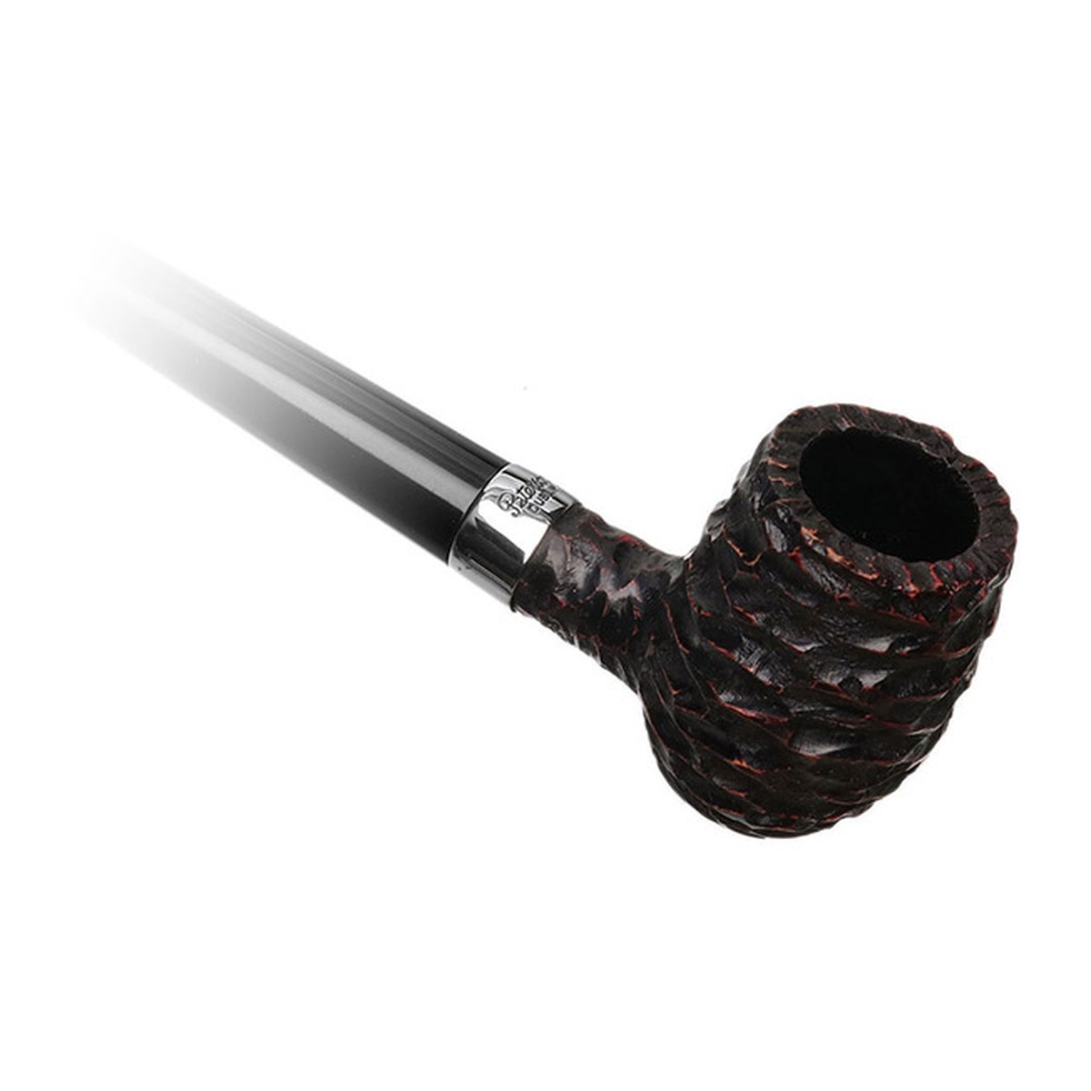 Peterson Pipes Churchwarden Rusticated Barrel Fishtail - Image 2