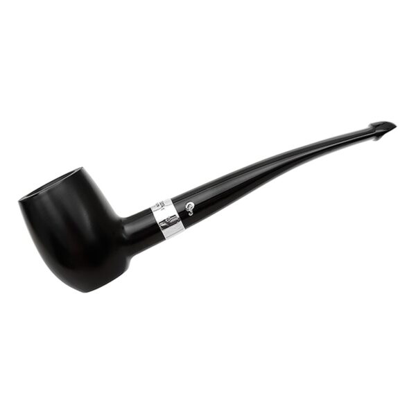Peterson Pipes Speciality Ebony Silver Mounted Barrel P-Lip