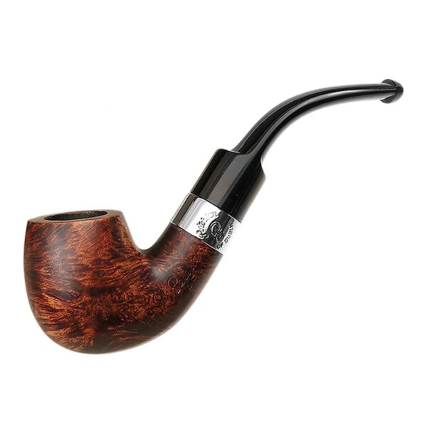 Peterson Pipes Aran Smooth Nickel Mounted (221) Fishtail