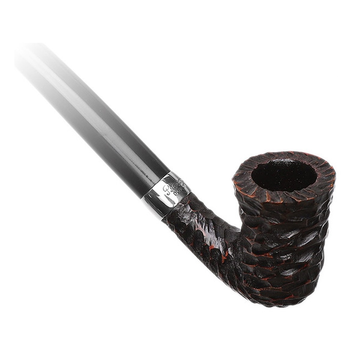 Peterson Pipes Churchwarden Rusticated Calabash Fishtail - Image 2