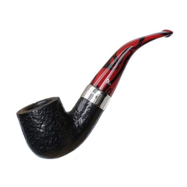 Peterson Pipes Dracula Sandblasted (01) Fishtail