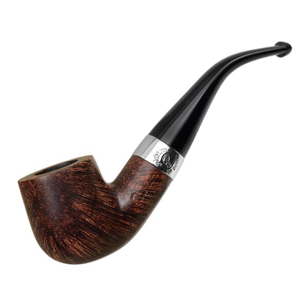 Peterson Pipes Aran Smooth Nickel Mounted (01) Fishtail