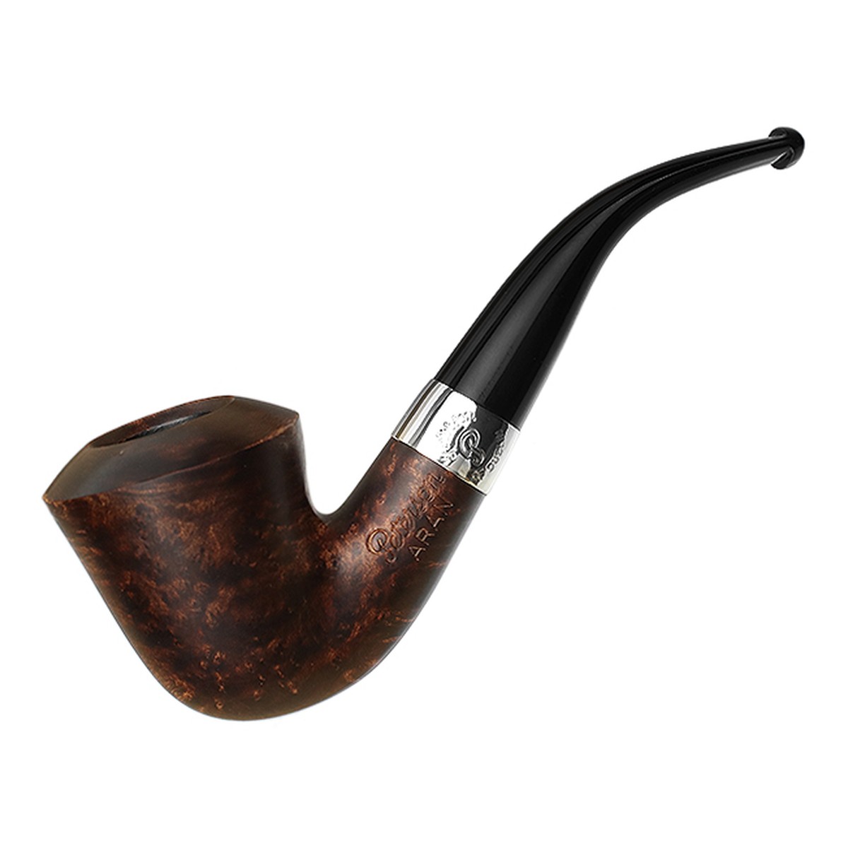Peterson Pipes Aran Smooth Nickel Mounted (B10) Fishtail