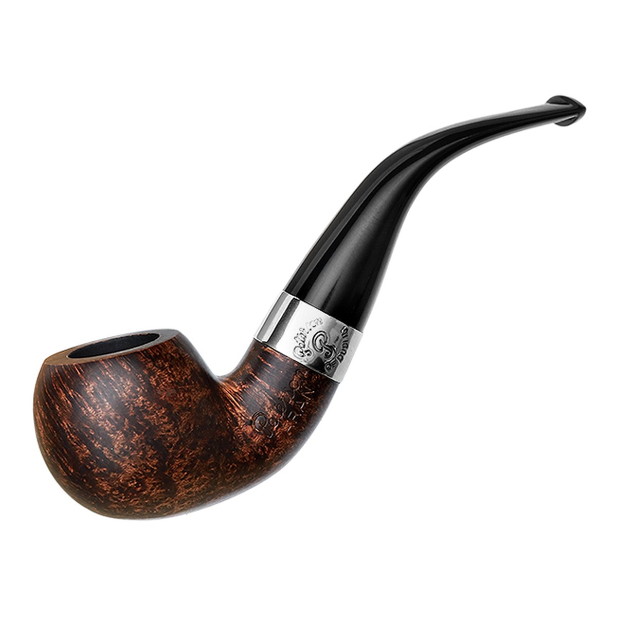 Peterson Pipes Aran Smooth Nickel Mounted (03) Fishtail