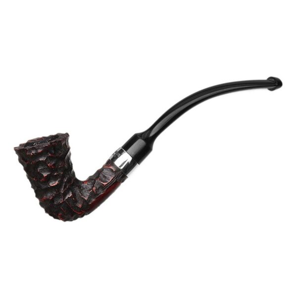 Peterson Pipes Speciality Rusticated Nickel Mounted Calabash Fishtail