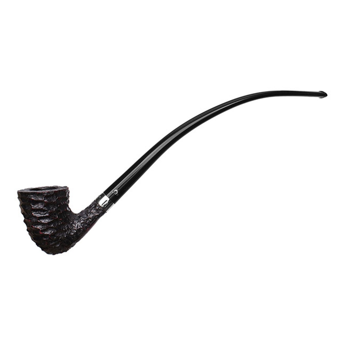 Peterson Pipes Churchwarden Rusticated (D15) Fishtail