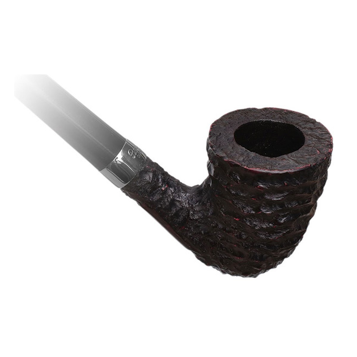 Peterson Pipes Churchwarden Rusticated (D15) Fishtail - 图片 2
