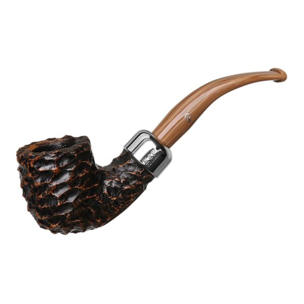 Peterson Pipes Derry Rusticated (01) Fishtail