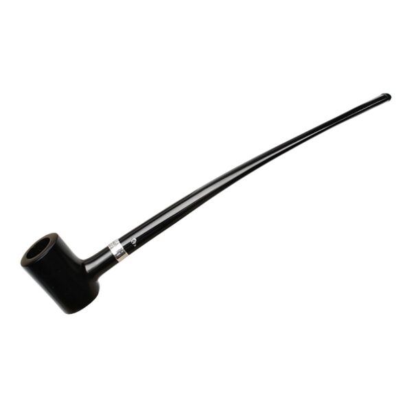 Peterson Pipes Churchwarden Ebony Silver Mounted Tankard Fishtail