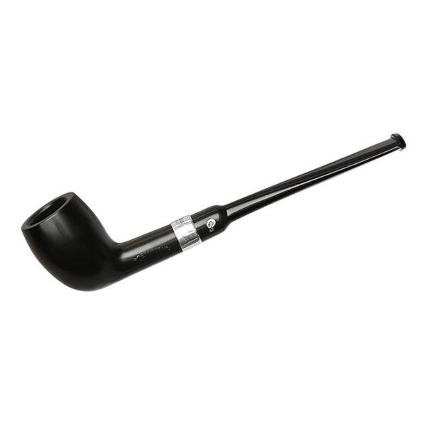 Peterson Pipes Speciality Ebony Silver Mounted Belgique Fishtail