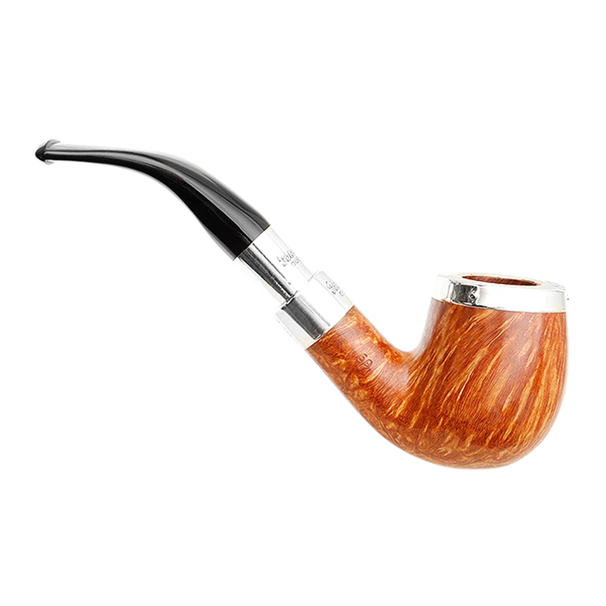 Peterson Pipes Natural Spigot with Silver Cap (69) Fishtail - 图片 2