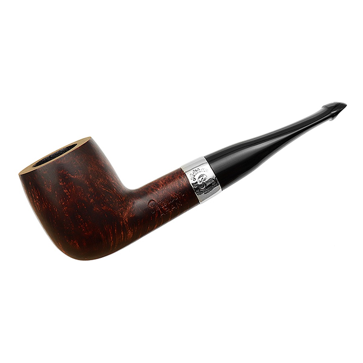 Peterson Pipes Aran Smooth Nickel Mounted (107) P-Lip