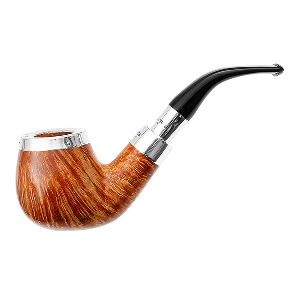 Peterson Pipes Natural Spigot with Silver Cap (68) Fishtail