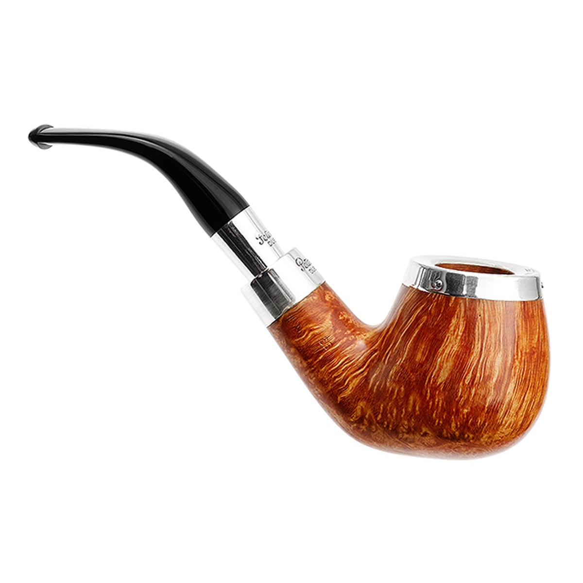 Peterson Pipes Natural Spigot with Silver Cap (68) Fishtail - 图片 2