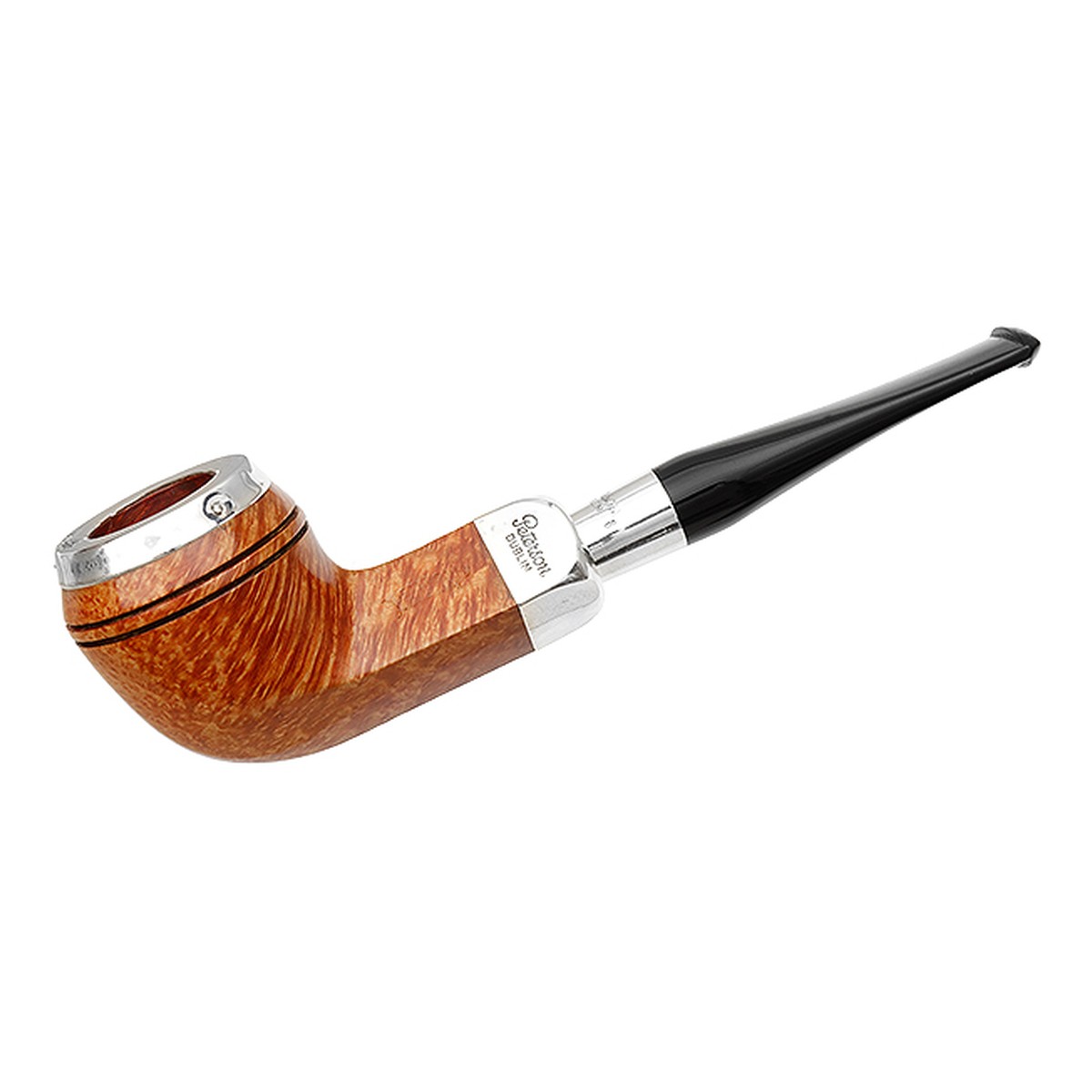 Peterson Pipes Natural Spigot with Silver Cap (150) Fishtail