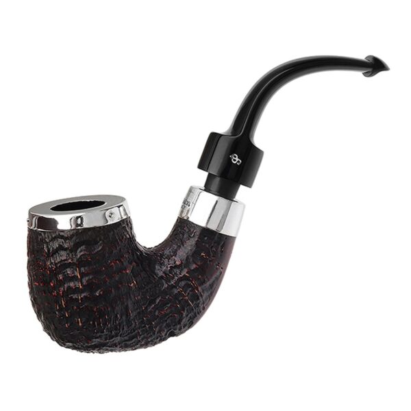 Peterson Pipes House Pipe PSB Silver Cap Bent P-Lip