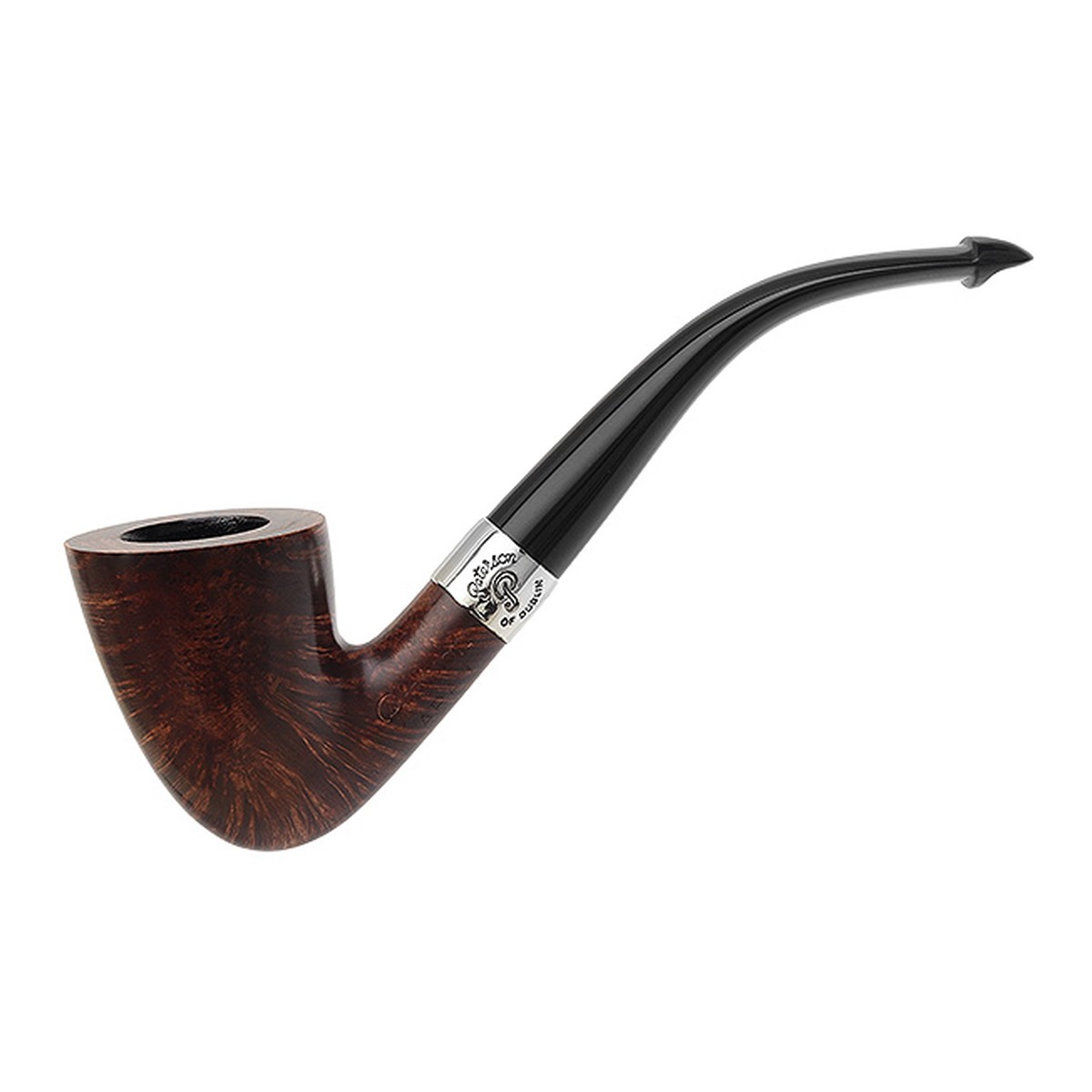 Peterson Pipes Aran Smooth Nickel Mounted (127) P-Lip