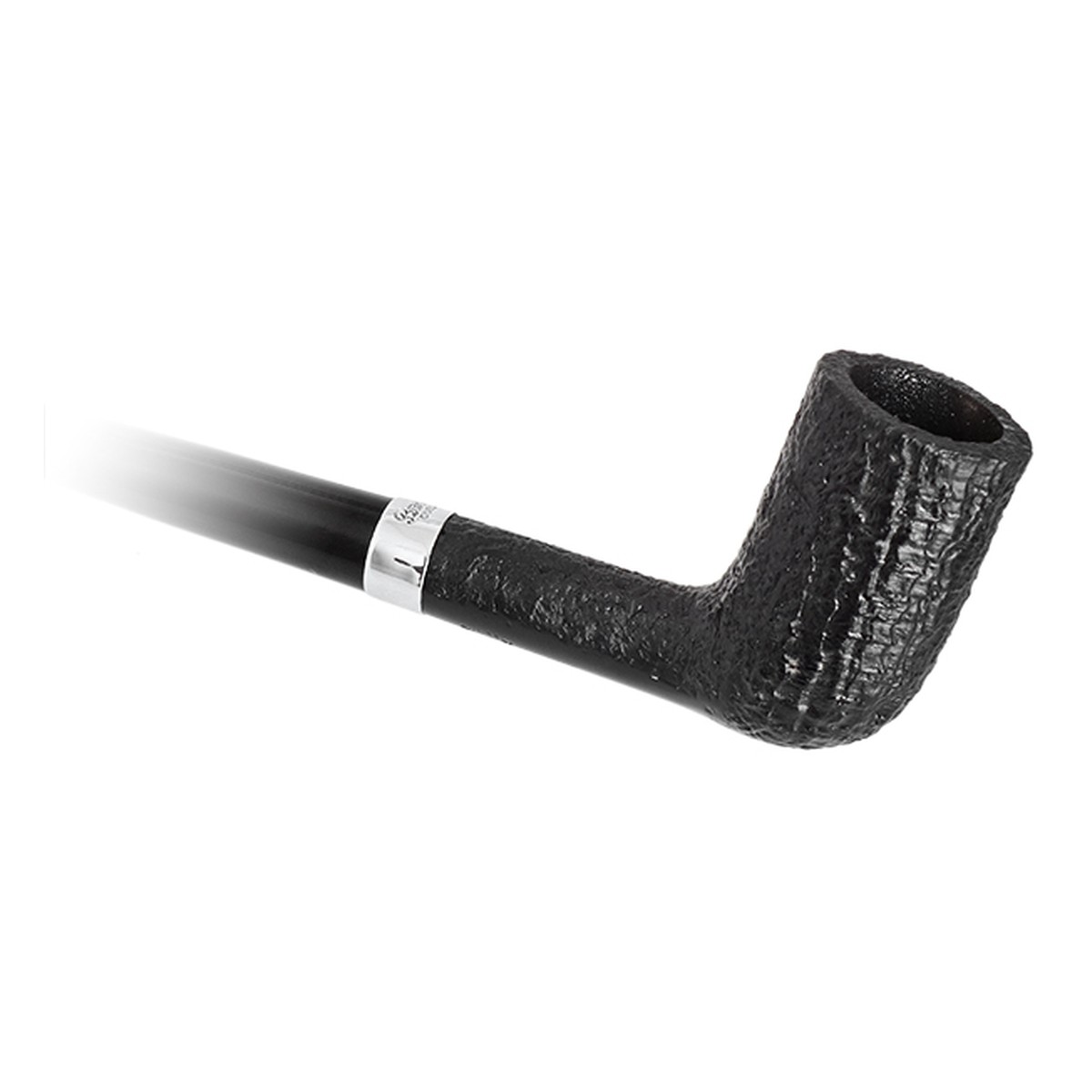 Peterson Pipes Churchwarden Sandblasted Dublin Fishtail - 图片 2