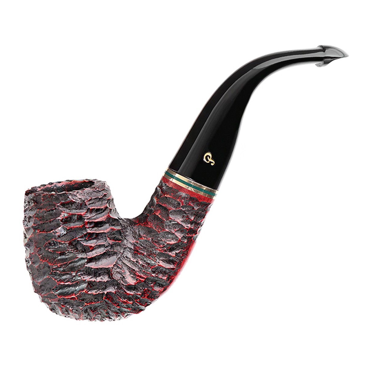 Peterson Pipes Emerald Rusticated (X220) P-Lip