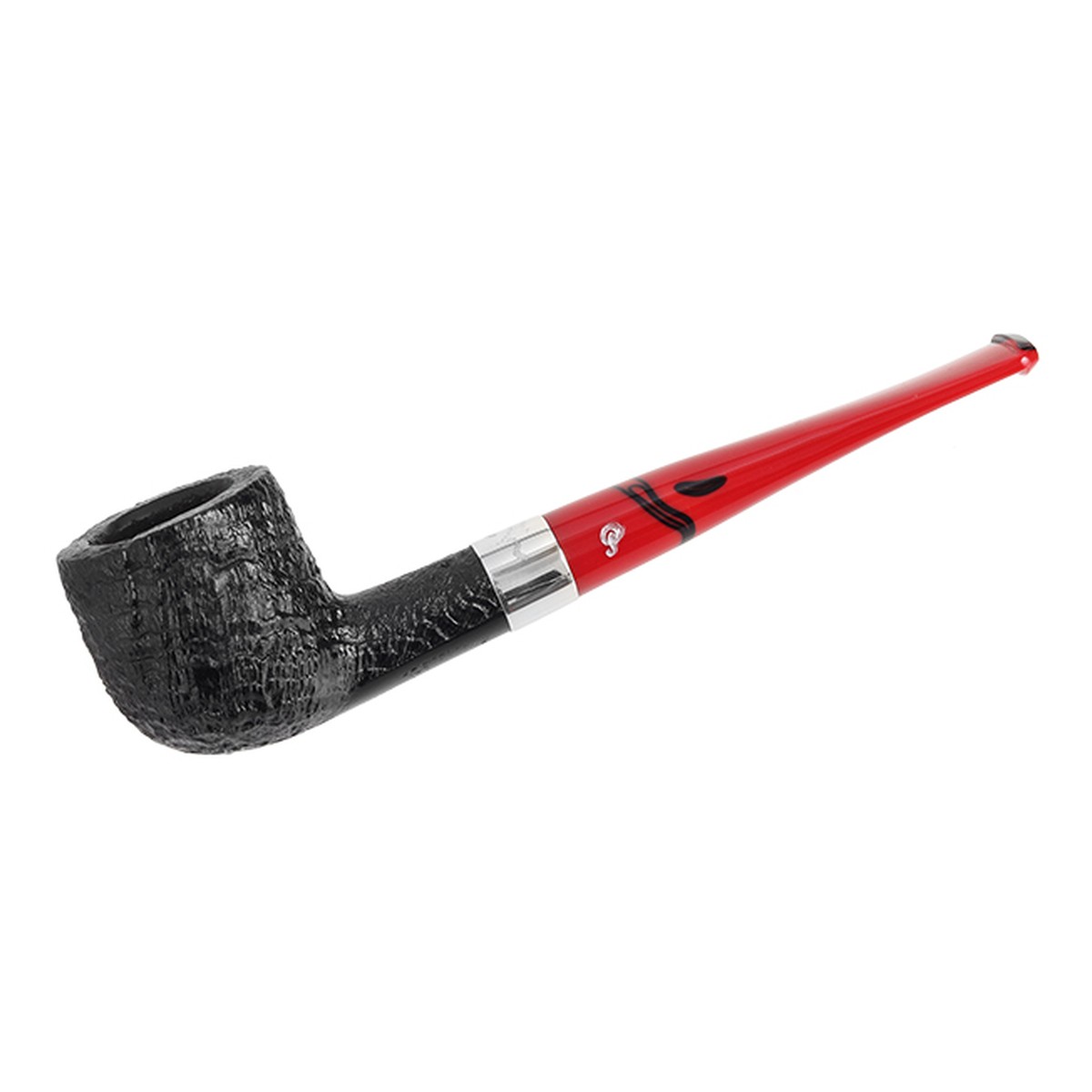 Peterson Pipes Dracula Sandblasted (608) Fishtail