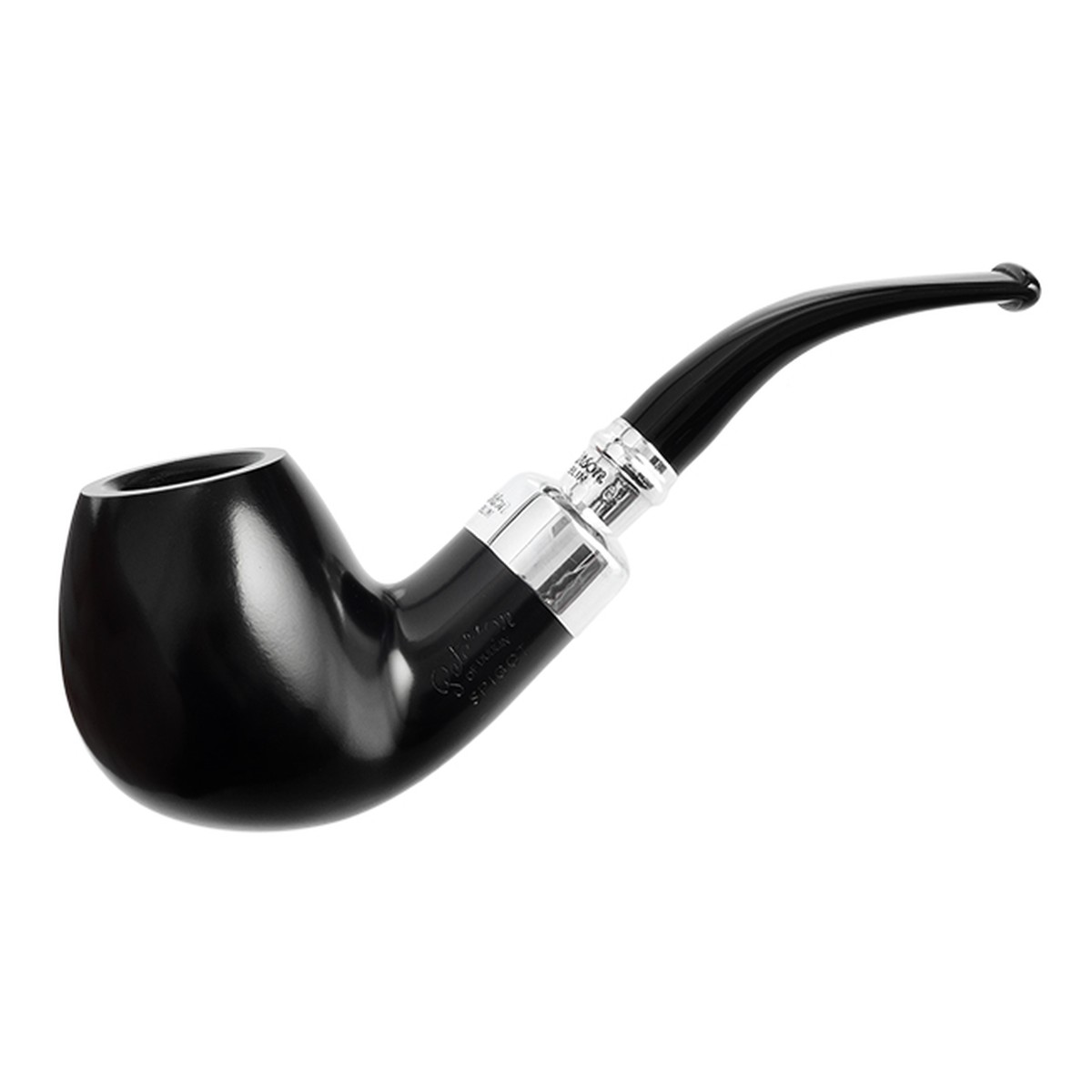 Peterson Pipes Ebony Spigot (B42) Fishtail