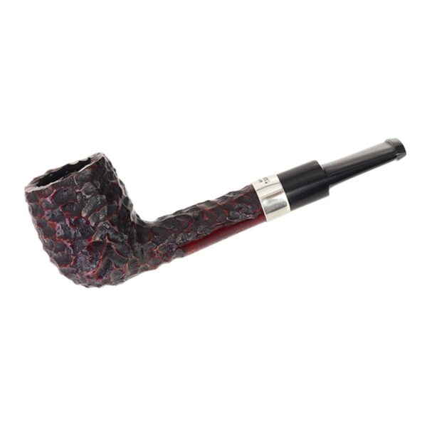 Peterson Pipes Junior Rusticated Nickel Mounted Lovat Fishtail