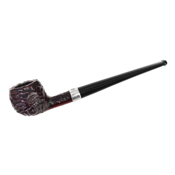 Peterson Pipes Junior Rusticated Nickel Mounted Prince Fishtail