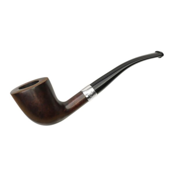 Peterson Pipes Aran Smooth Nickel Mounted (129) Fishtail
