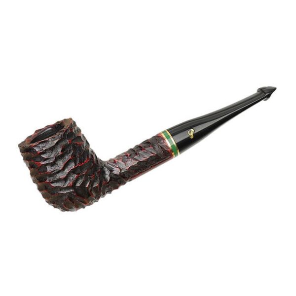 Peterson Pipes Emerald Rusticated (X105) P-Lip