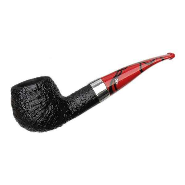Peterson Pipes Dracula Sandblasted (408) Fishtail