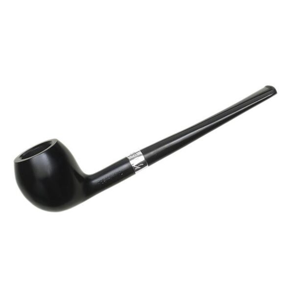 Peterson Pipes Junior Ebony Silver Mounted Acorn Fishtail