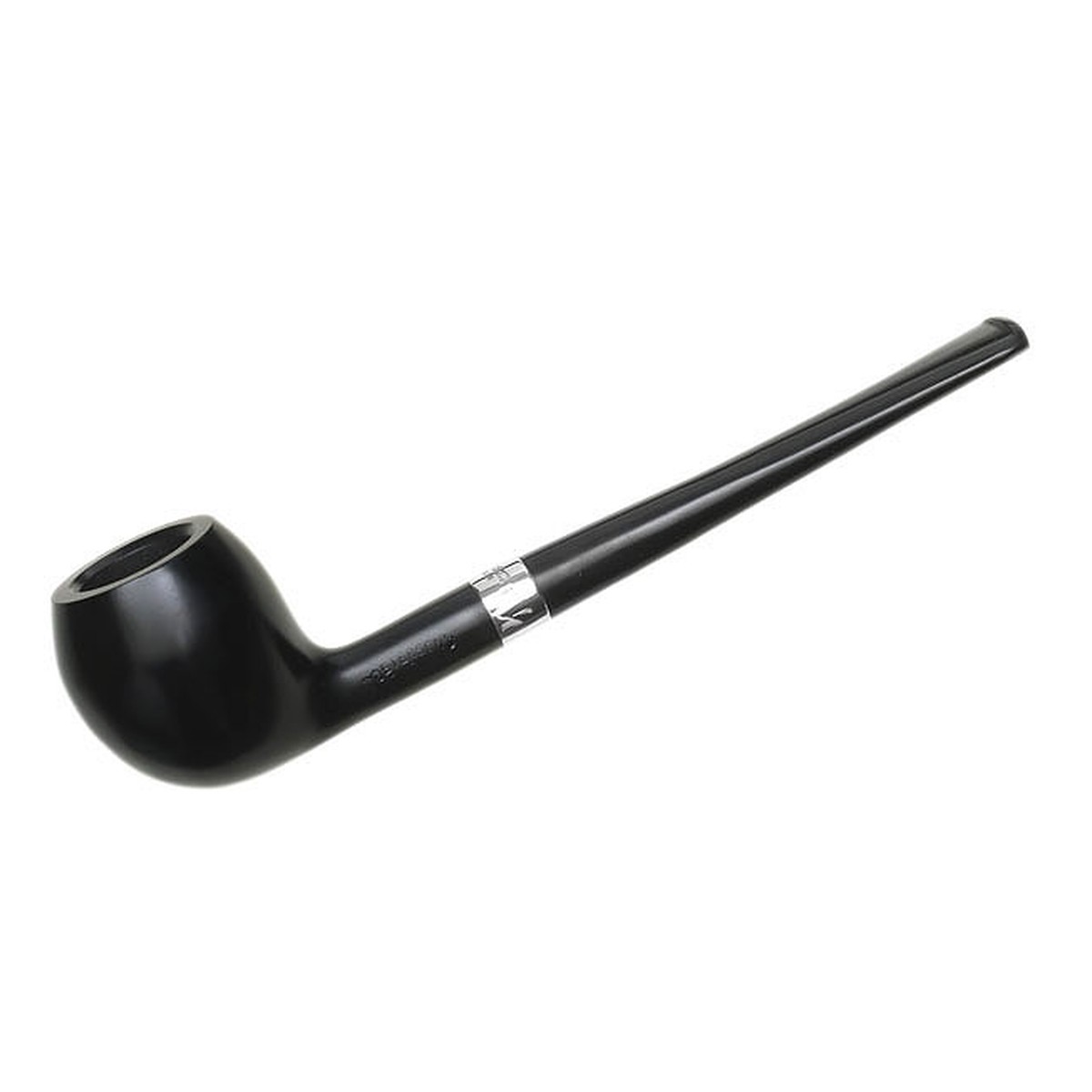 Peterson Pipes Junior Ebony Silver Mounted Acorn Fishtail