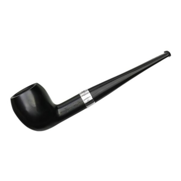 Peterson Pipes Junior Ebony Silver Mounted Pear Fishtail