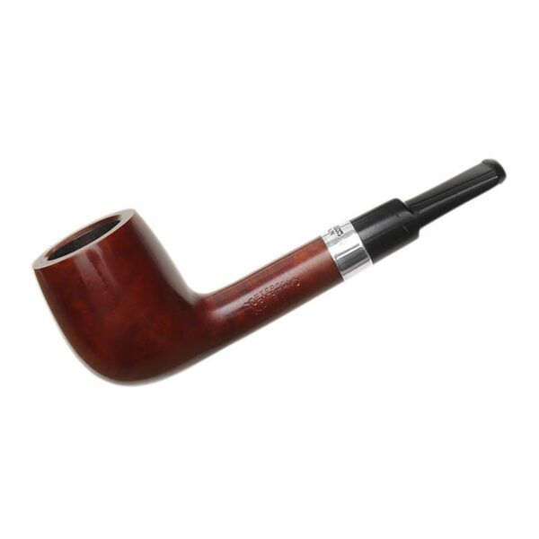Peterson Pipes Junior Terracotta Silver Mounted Lovat Fishtail