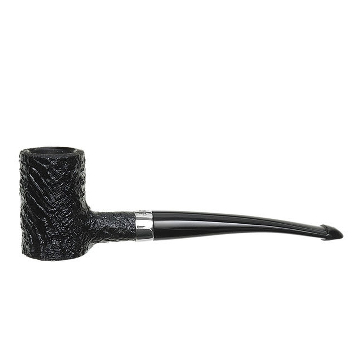 Peterson Pipes Speciality Sandblasted Nickel Mounted Tankard P-Lip